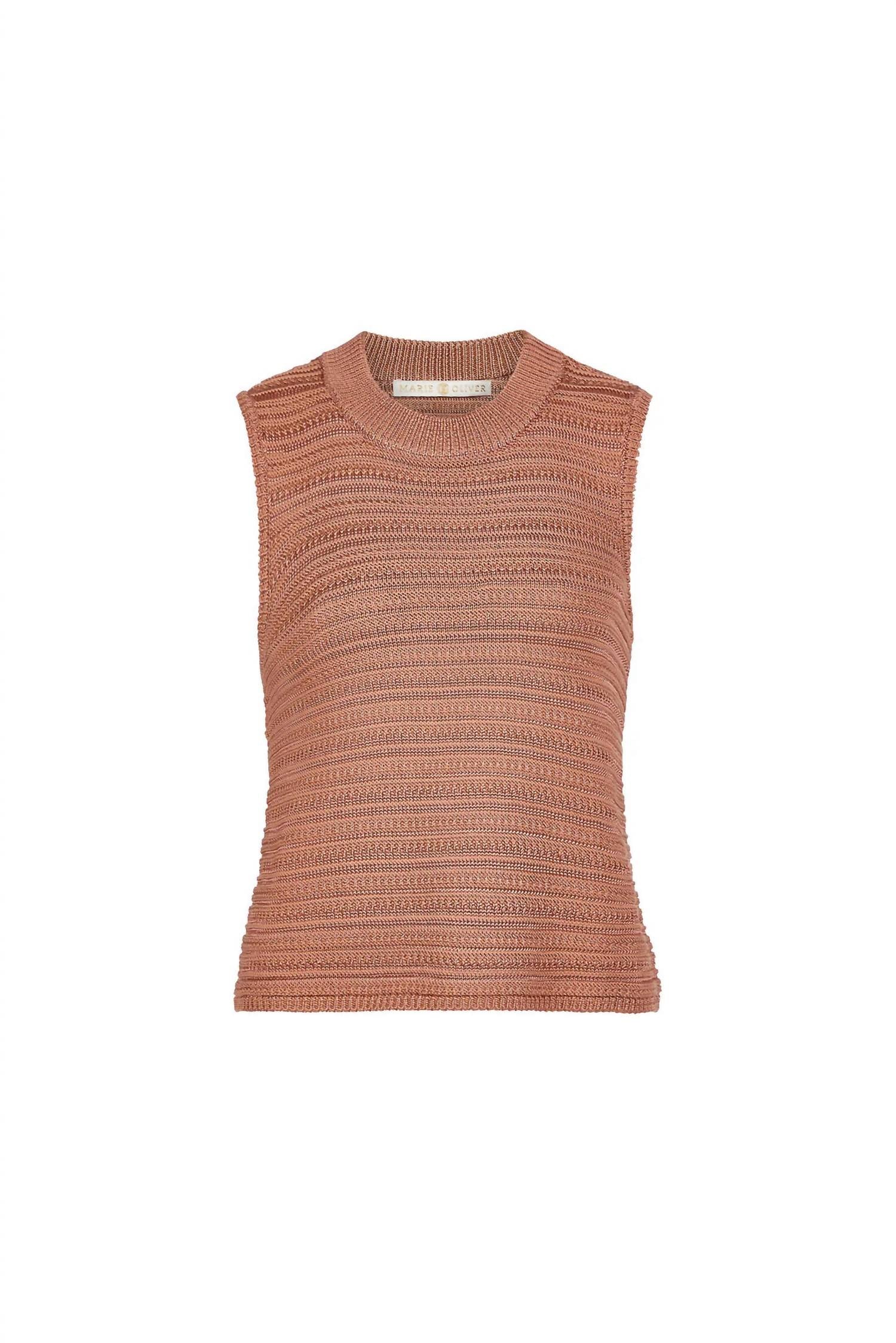 Marie Oliver - Nev Sleeveless Knit Top