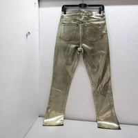 Derek Lam 10 Crosby - Tootsies High Rise Metallic Coated Jeans