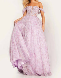 Jovani - Off The Shoulder Ballgown