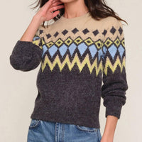 heartloom Emerie Sweater in hunter - women's sweater - alternate view