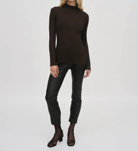 Rosetta Getty - Plisse Turtleneck Top
