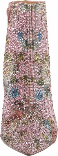 Betsey Johnson Women's Cady Floral Bootie in pink - women's shoe - view 4