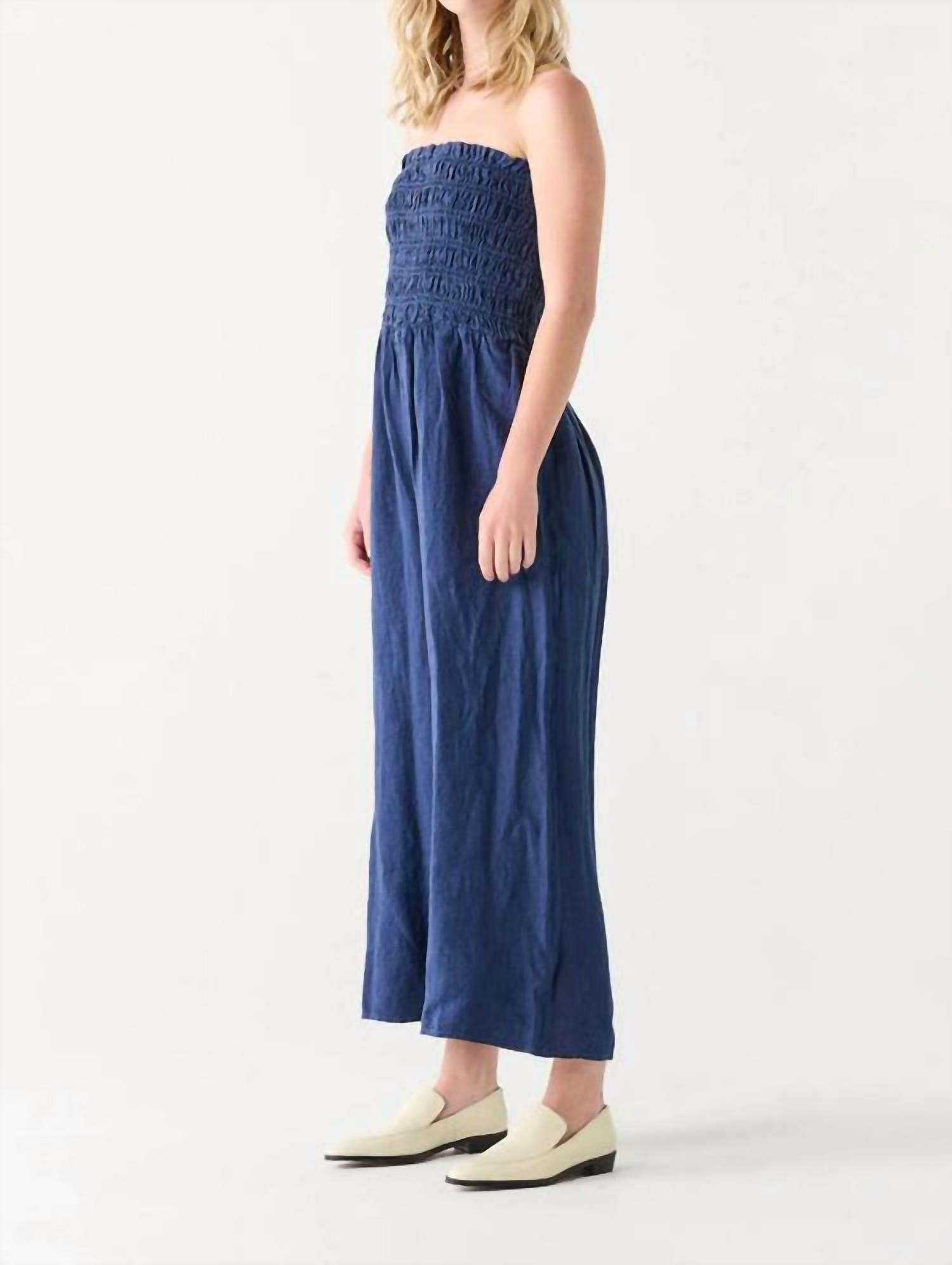 Dex Clothing - Smocked Jumpsuit