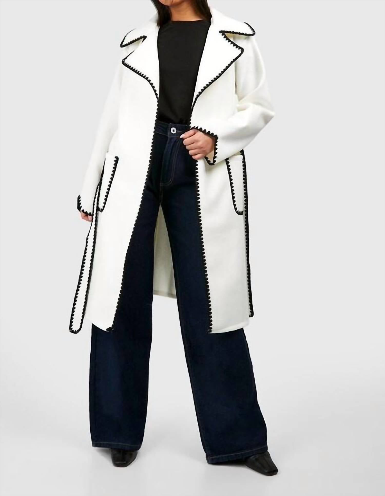 Astrid - Taylor Knit Trench Coat