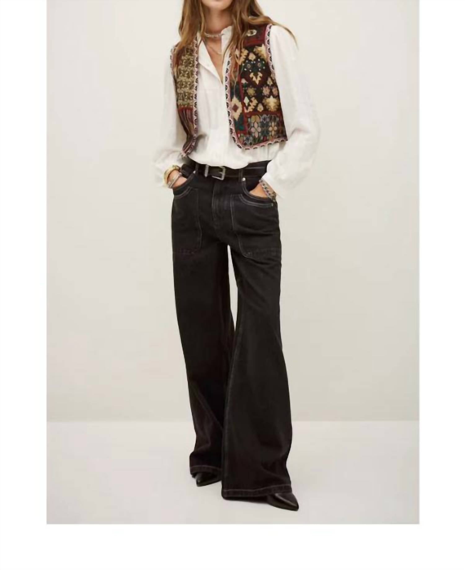 Ba&Sh - Noel Wide Straight Cut Noel Jeans