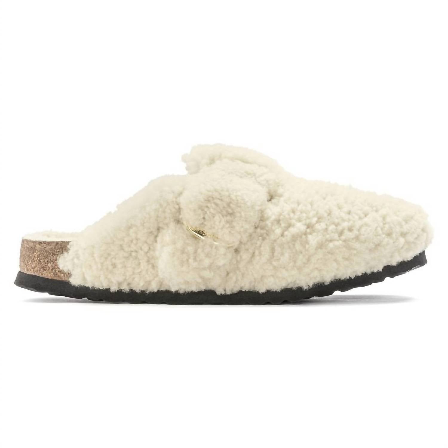 Birkenstock - Boston Big Buckle Shearling Teddy Clog - Narrow