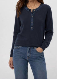 J. Society - Henley with Satin Trim