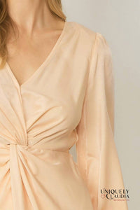 Entro - Evie Faux Wrap Mini Dress