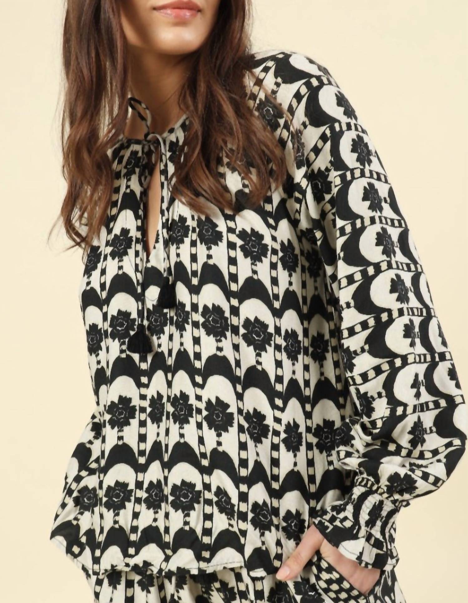 Omika - Riviera Button Down Blouse