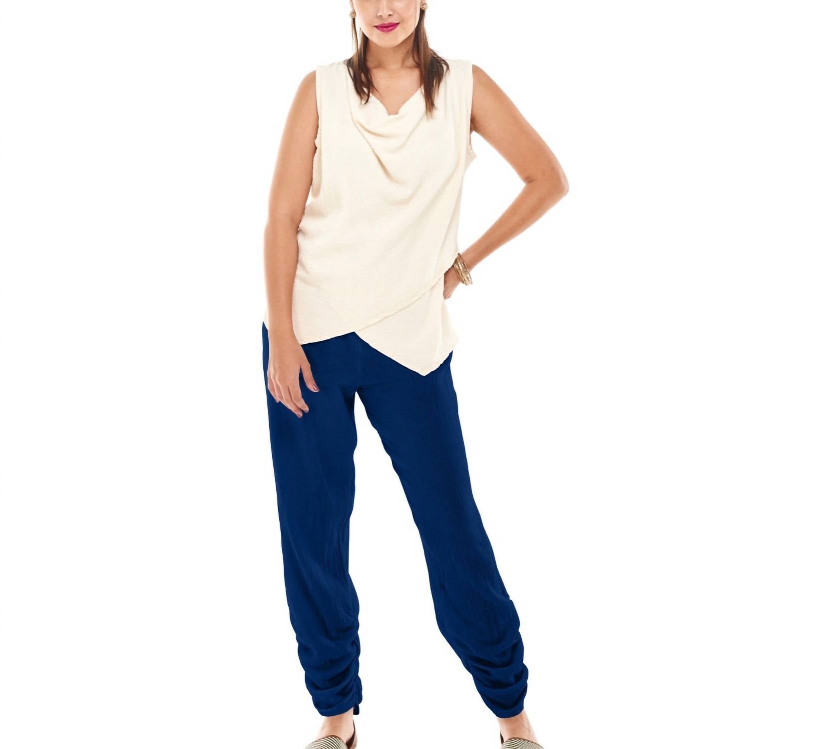 Oh My Gauze! Essie Pant in sapphire - women's pants