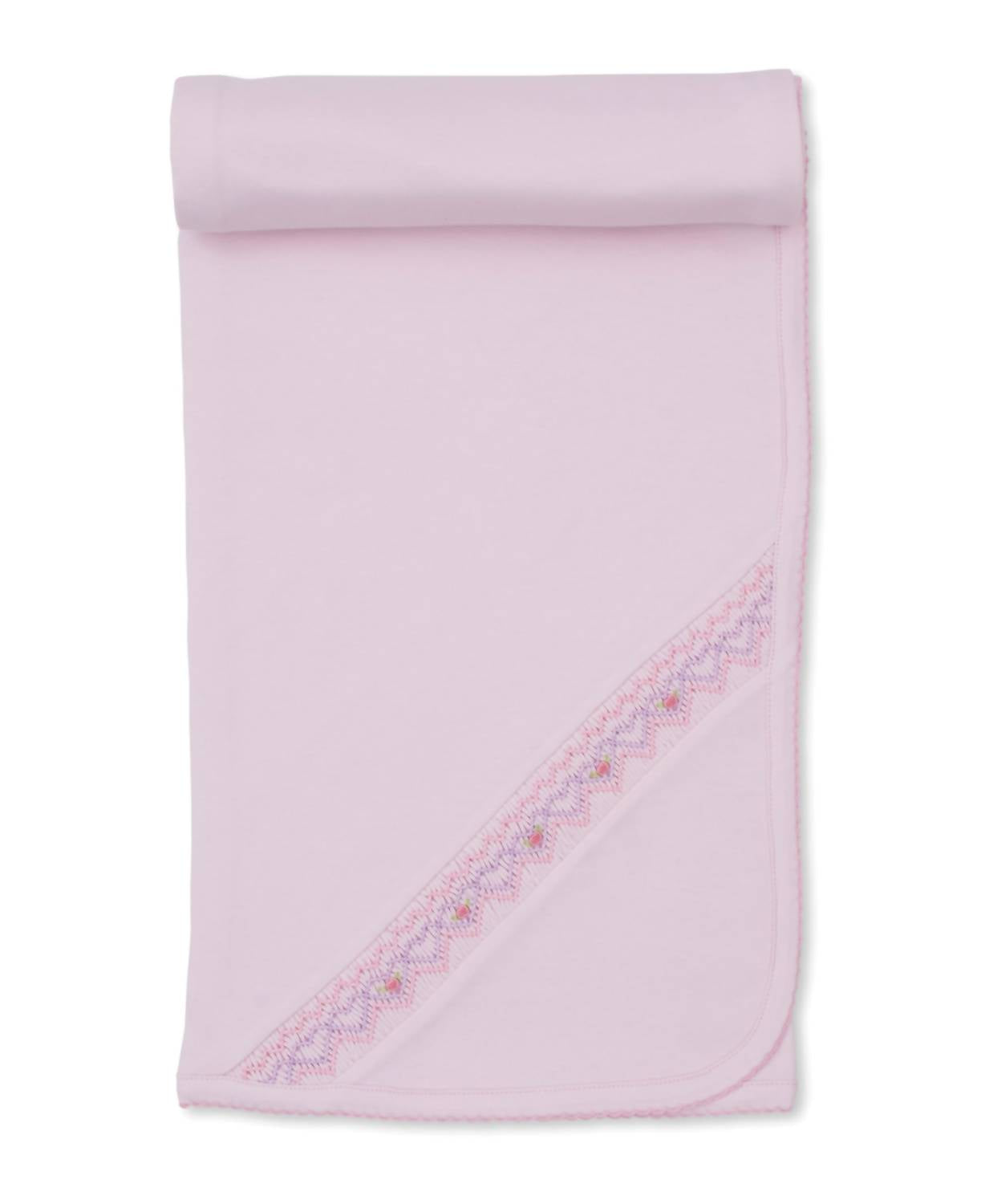 Kissy Kissy - Clb Summer Bishop Baby Blanket With Hand Smocking