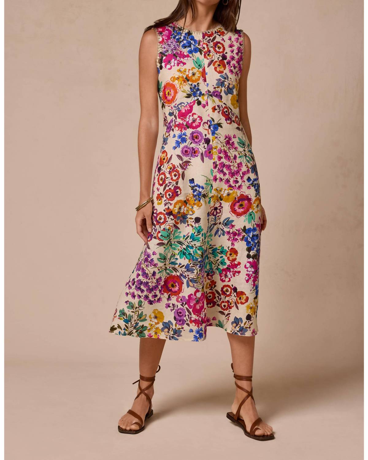 Johnny Was - Linen Chevron Tank Dress