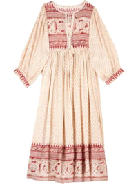 M.A.B.E. - Ode Print Gathered Dress