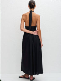 Matteau - Plunge Halter Dress