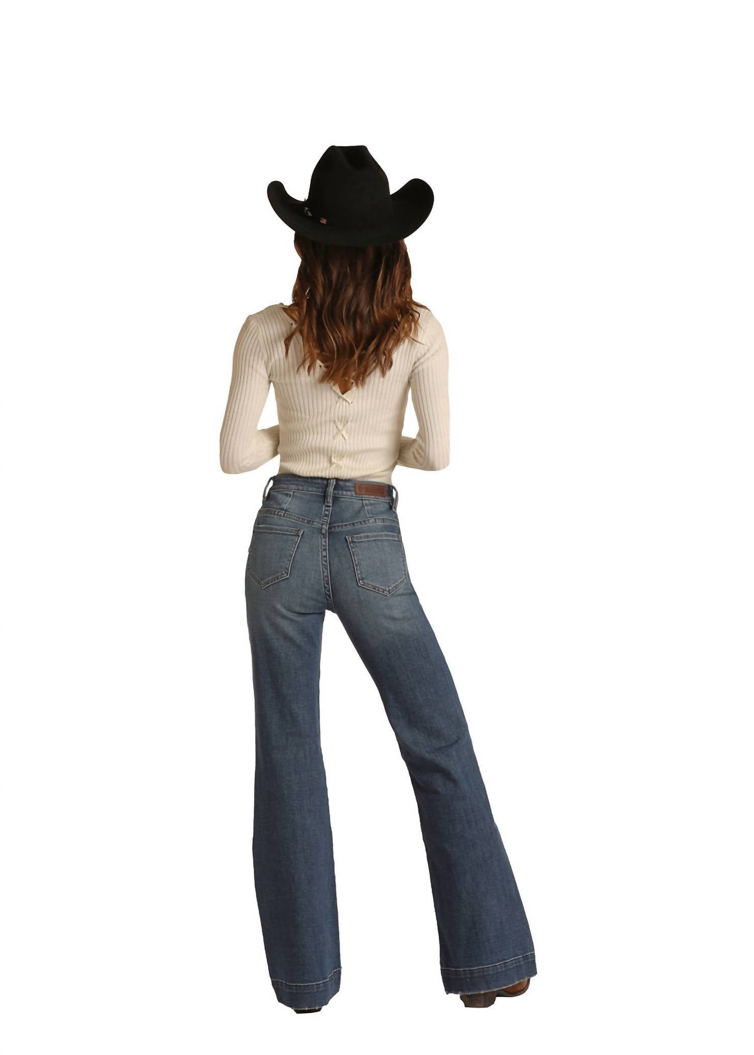 Rock & Roll Denim - Ladies High Rise Trousers