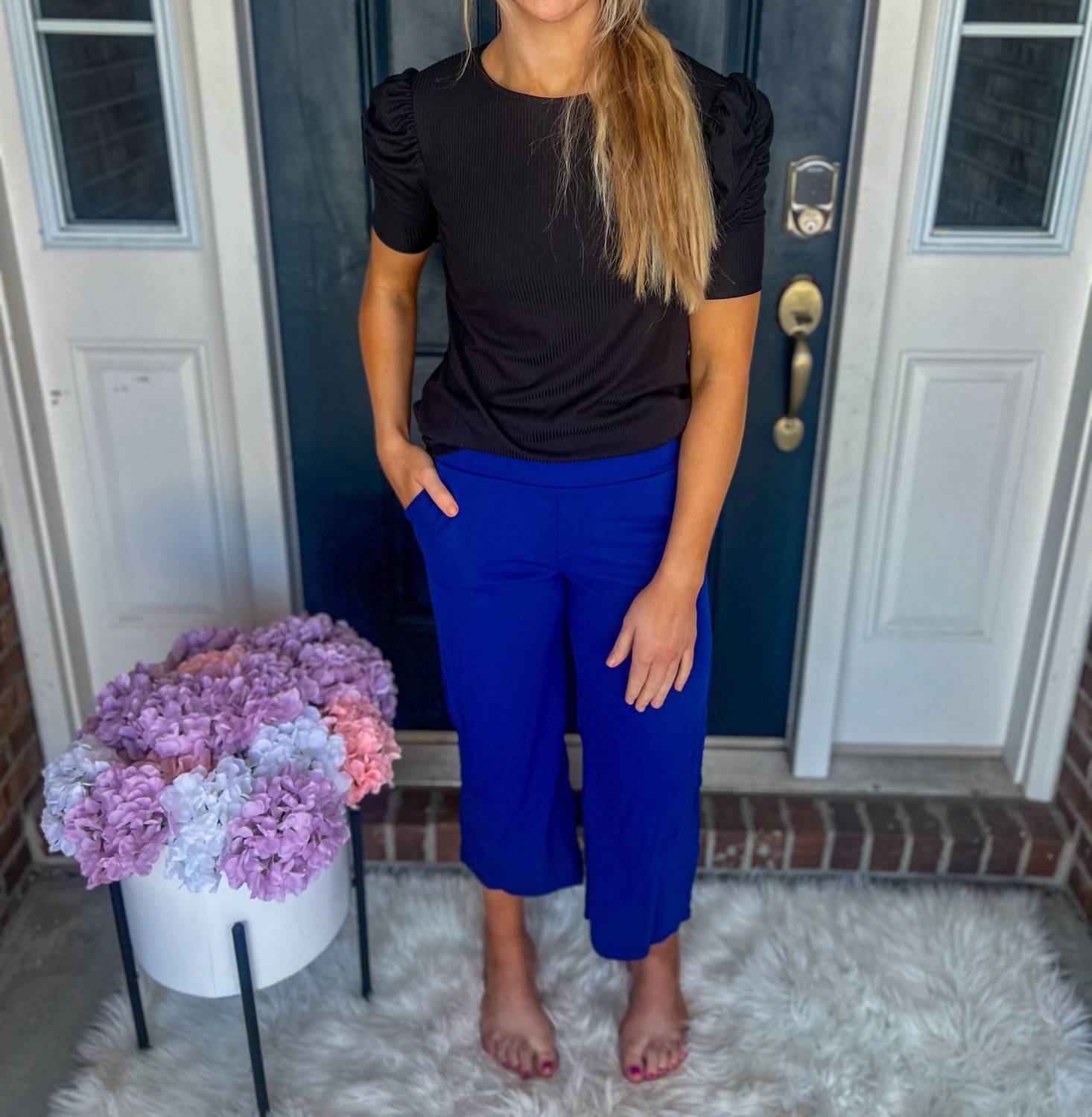 Heimish Usa - Lucy Wide Leg Stretchy Crop Pants