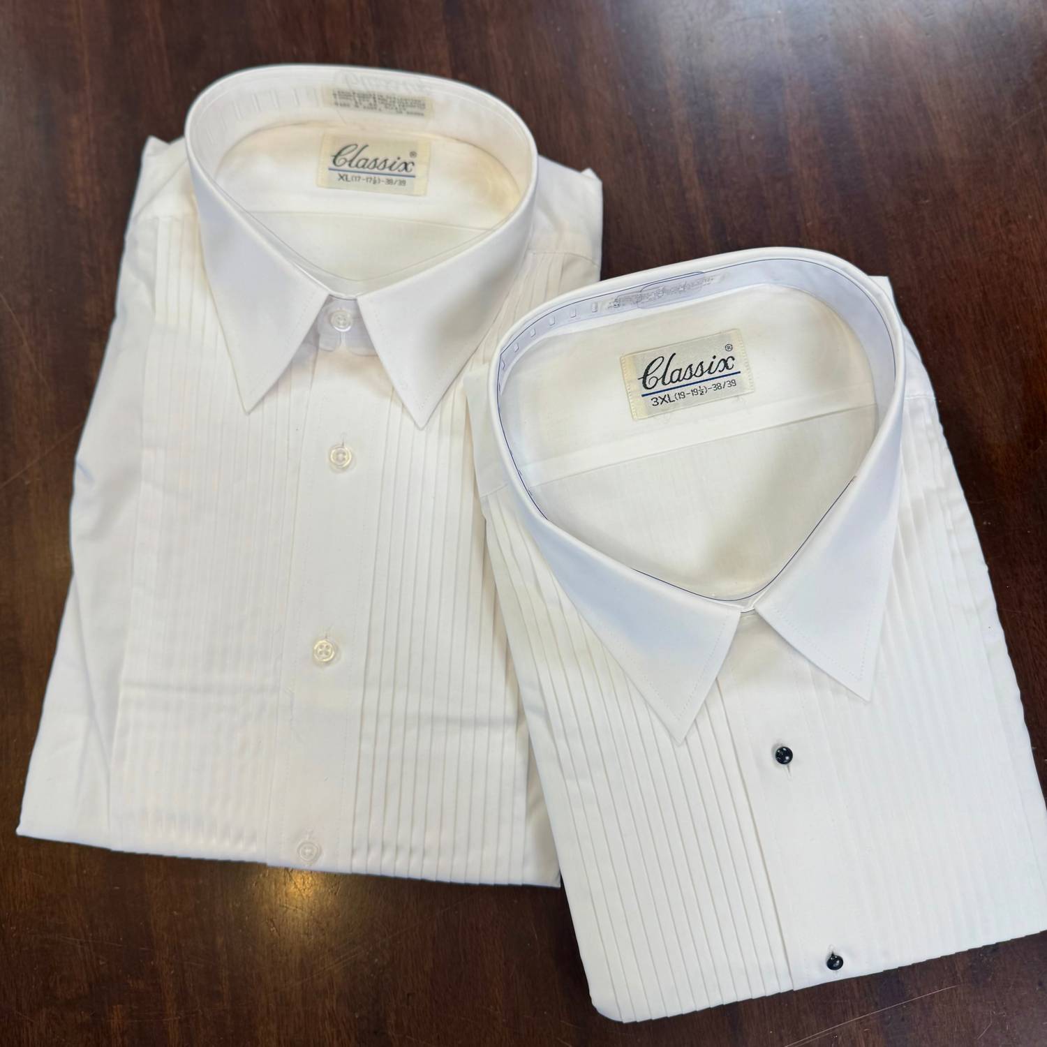 Classix - Men's Pleated Tuxedo Shirt