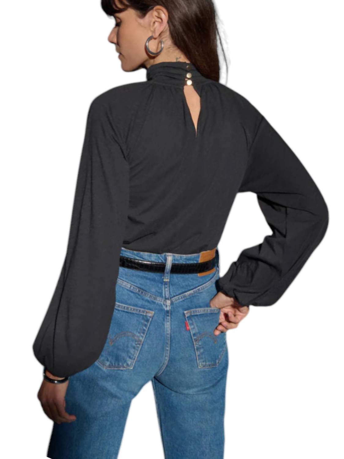 Nation Ltd - Rosalie Keyhole Blouse