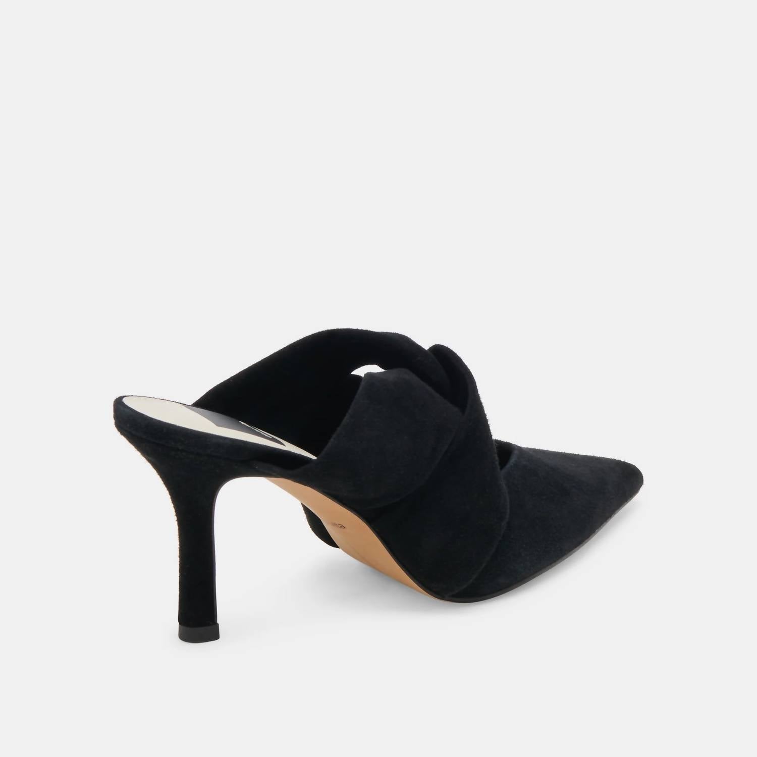 Dolce Vita Women's Kelsy Heels in onyx suede - women's heels - alternate view