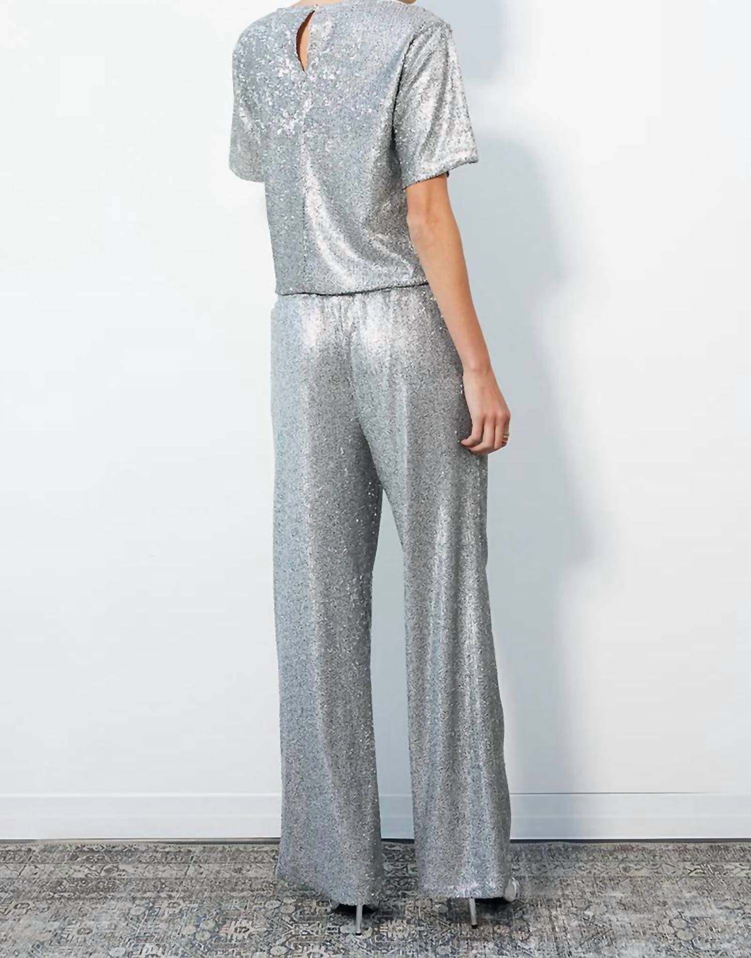 Bobi - Wide Leg Sequin Pant