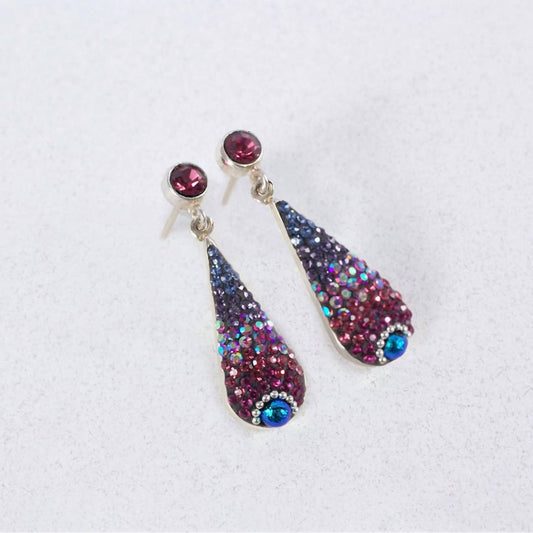 Mosaic - Women's Royal Drop Stud Earrings