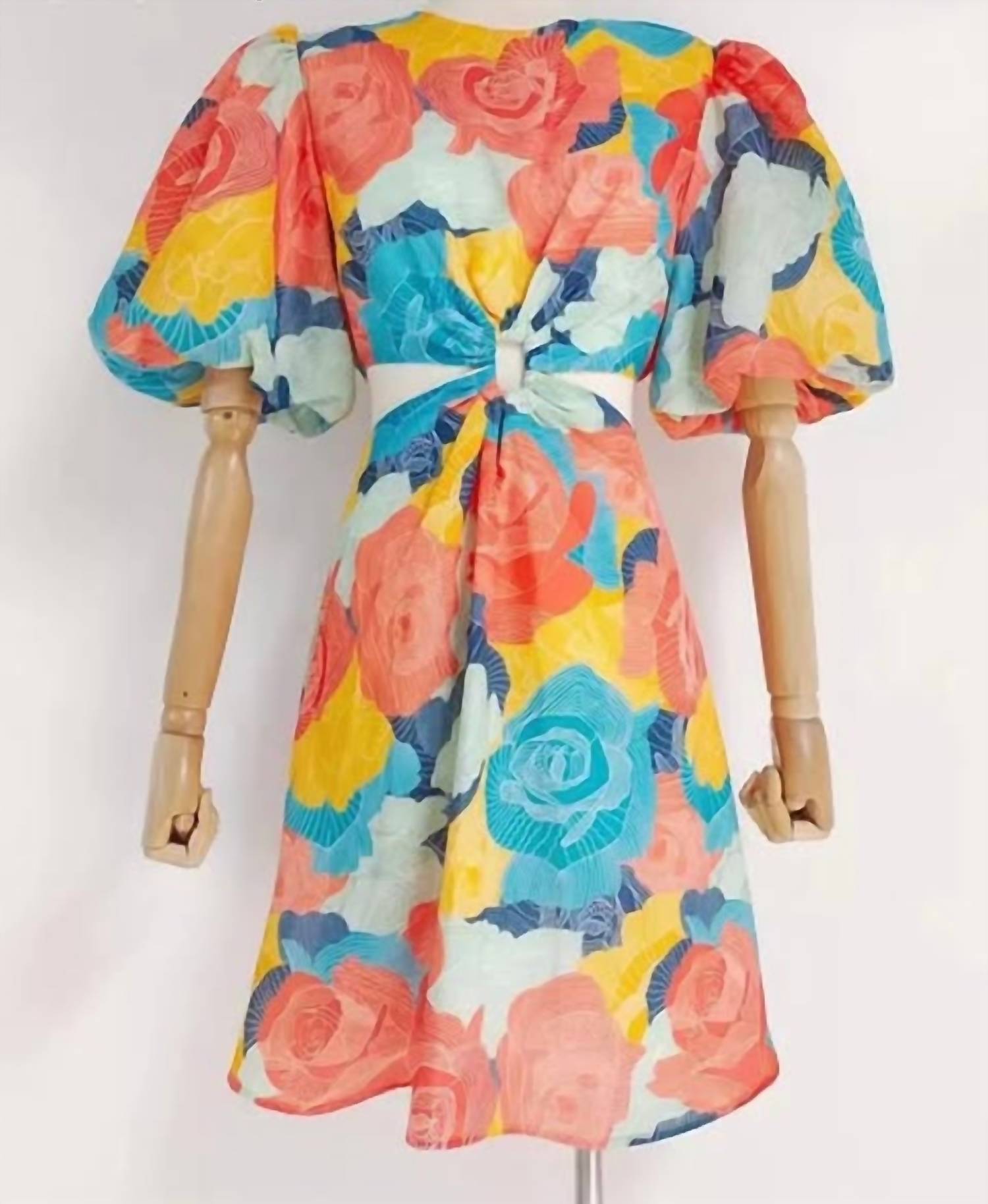 Beulahstyle - Summer Cut Out Flowery Dress