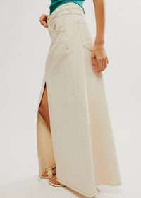 Free People - Come As You Are Denim Maxi Skirt