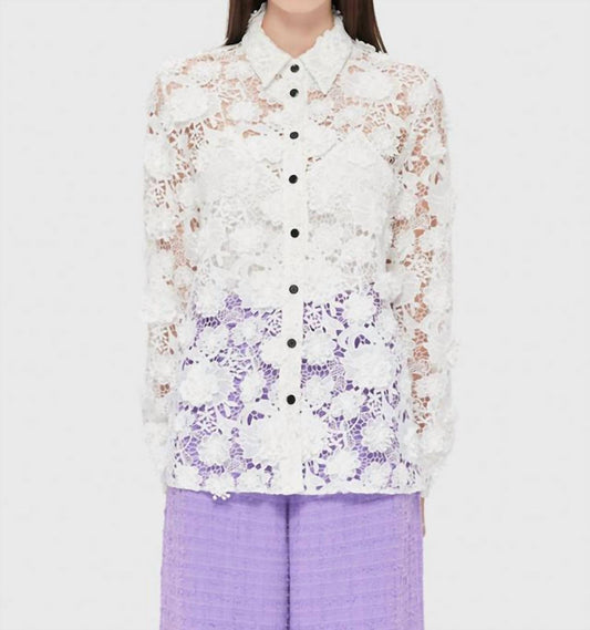 Leo Lin - Sabrina Lace Shirt