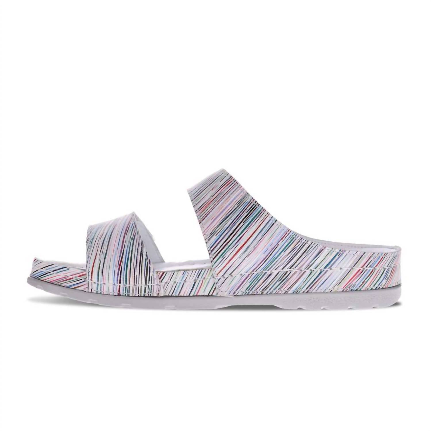 revere Women's Palma Sandals in summer stripe - women's sandal - alternate view