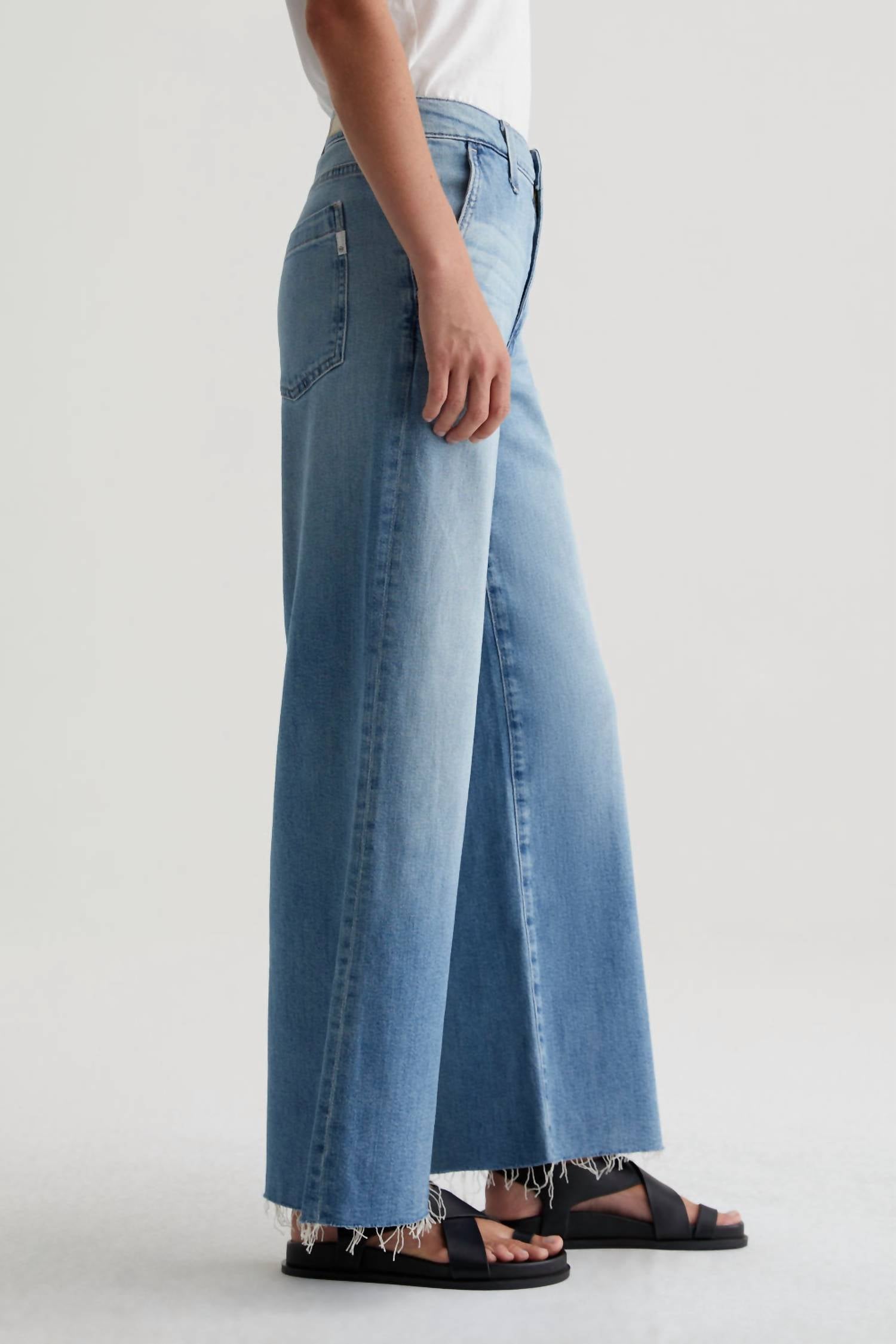 AG Jeans Stella Ankle Low Slung Palazzo Pant in aries - women's pants