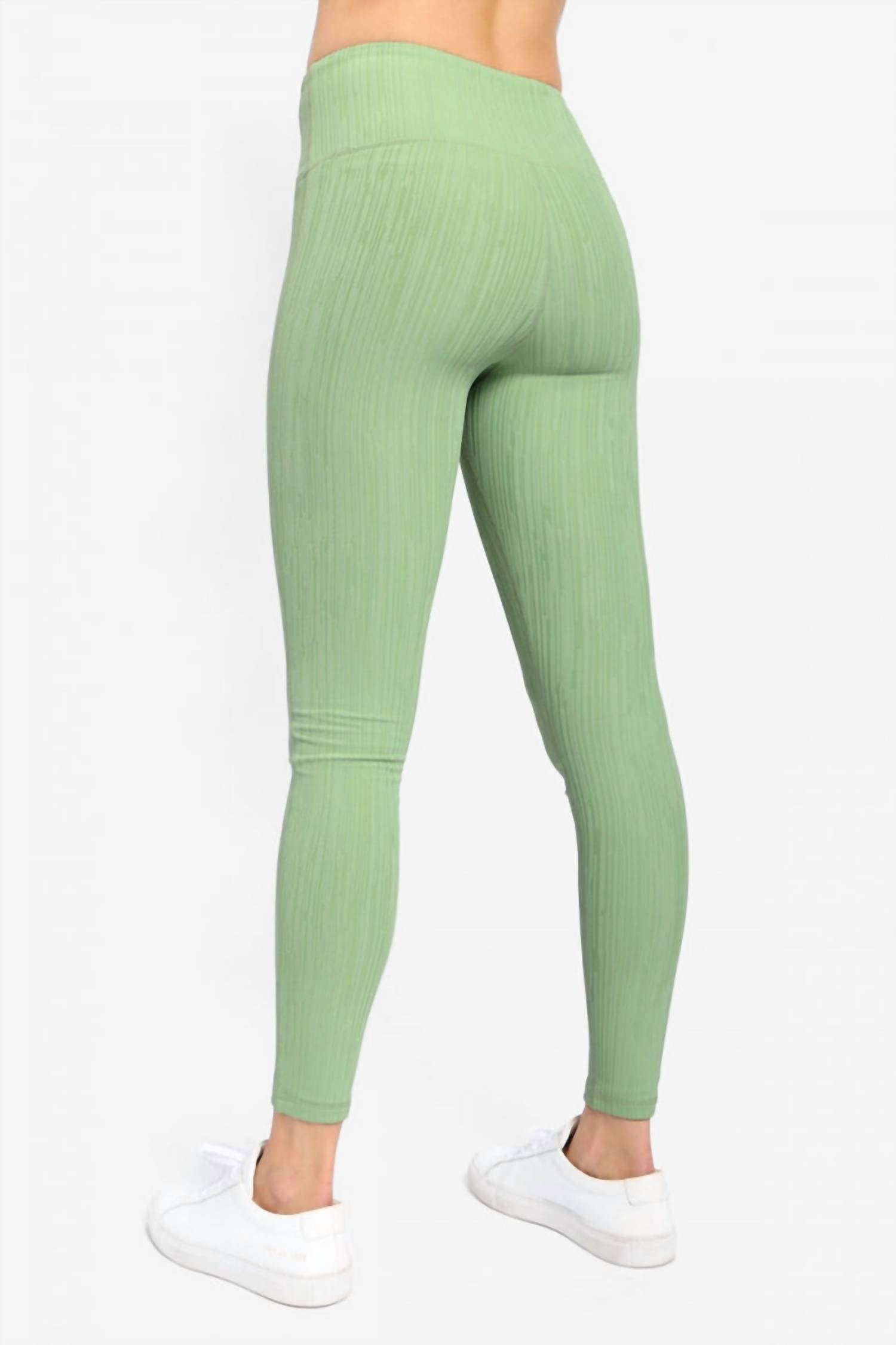 Mono B - Tactel Textured Lines Leggings