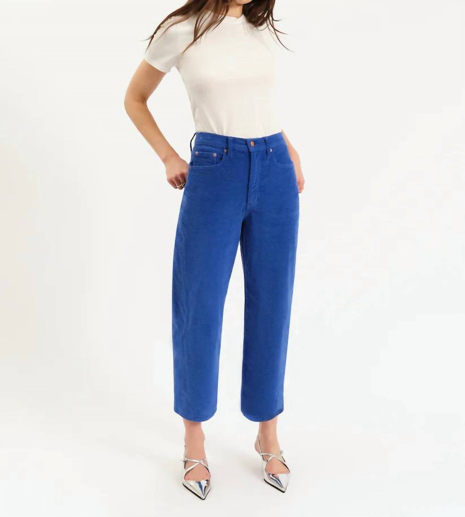 Daze - Westward Corduroy High Rise Barrel Pants