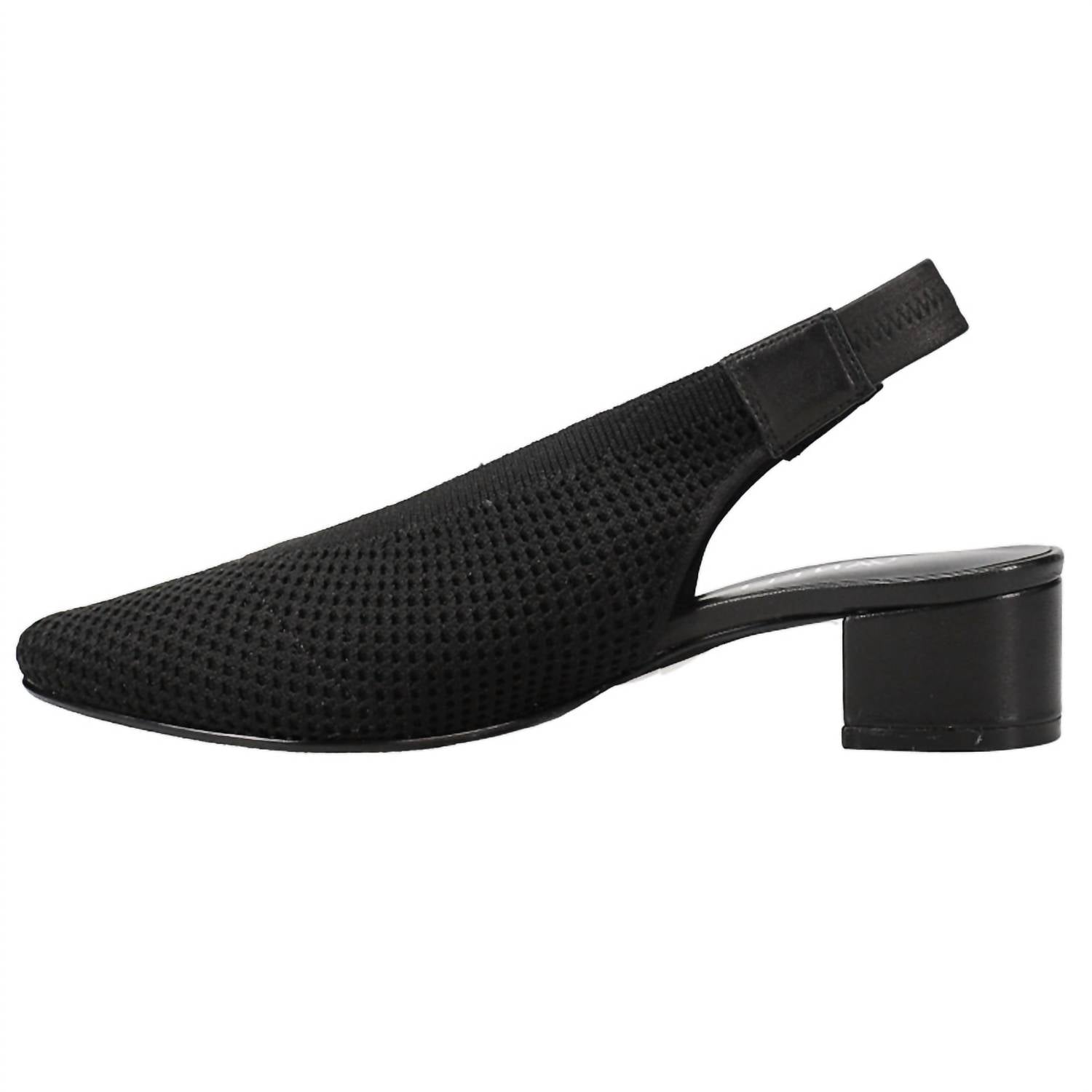 VANELi Women's Abira Stretch Pump Shoes in black - women's heels - detail view