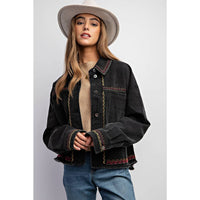 Sweet Generis - Embroidered Wash Cotton Jacket
