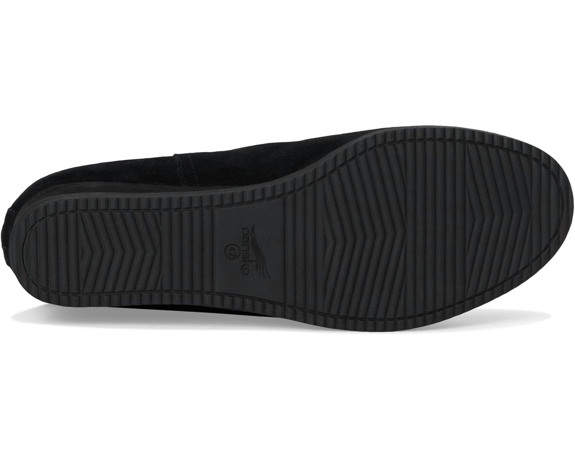 dansko Women's Stephanie Waterproof Suede Bootie in black - women's shoe - view 7