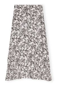 Ganni - Viscose Twill Long Skirt