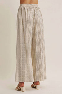 In February - Gentle Breeze Wide-leg Pants With Pockets
