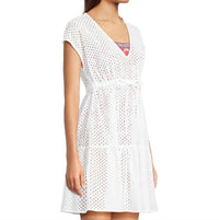 Tommy Bahama - Eyelet Cove V-neck Short Dress