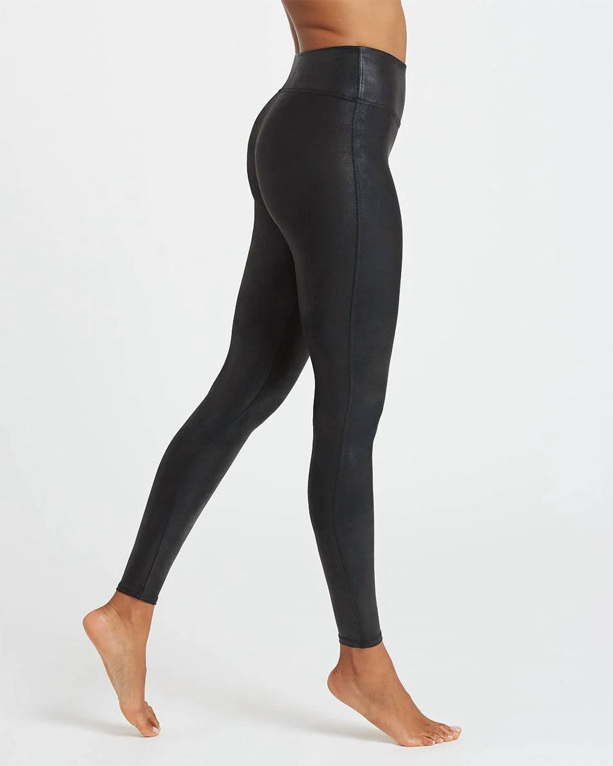 Spanx - Faux Leather Petite Leggings