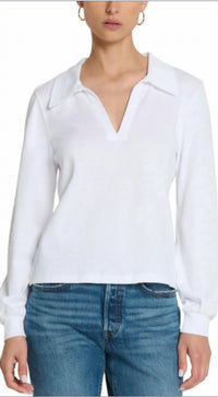 Nation Ltd - Kimberly Long Sleeve Polo Top