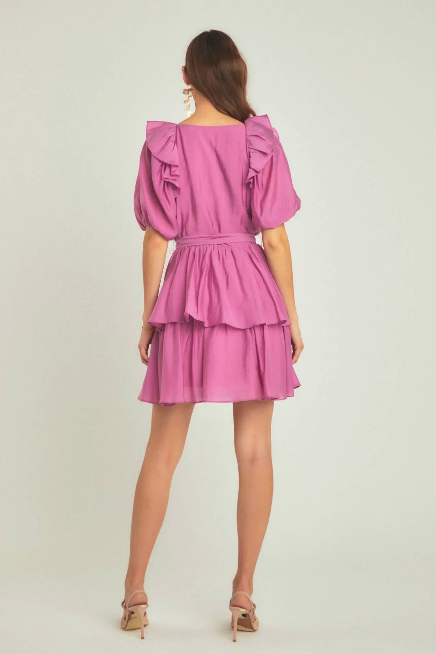 Endless Rose - Ruffled Dress