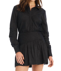 ALLISON NEW YORK Lillian Button Down Shirt in black - women's shirt - view 4