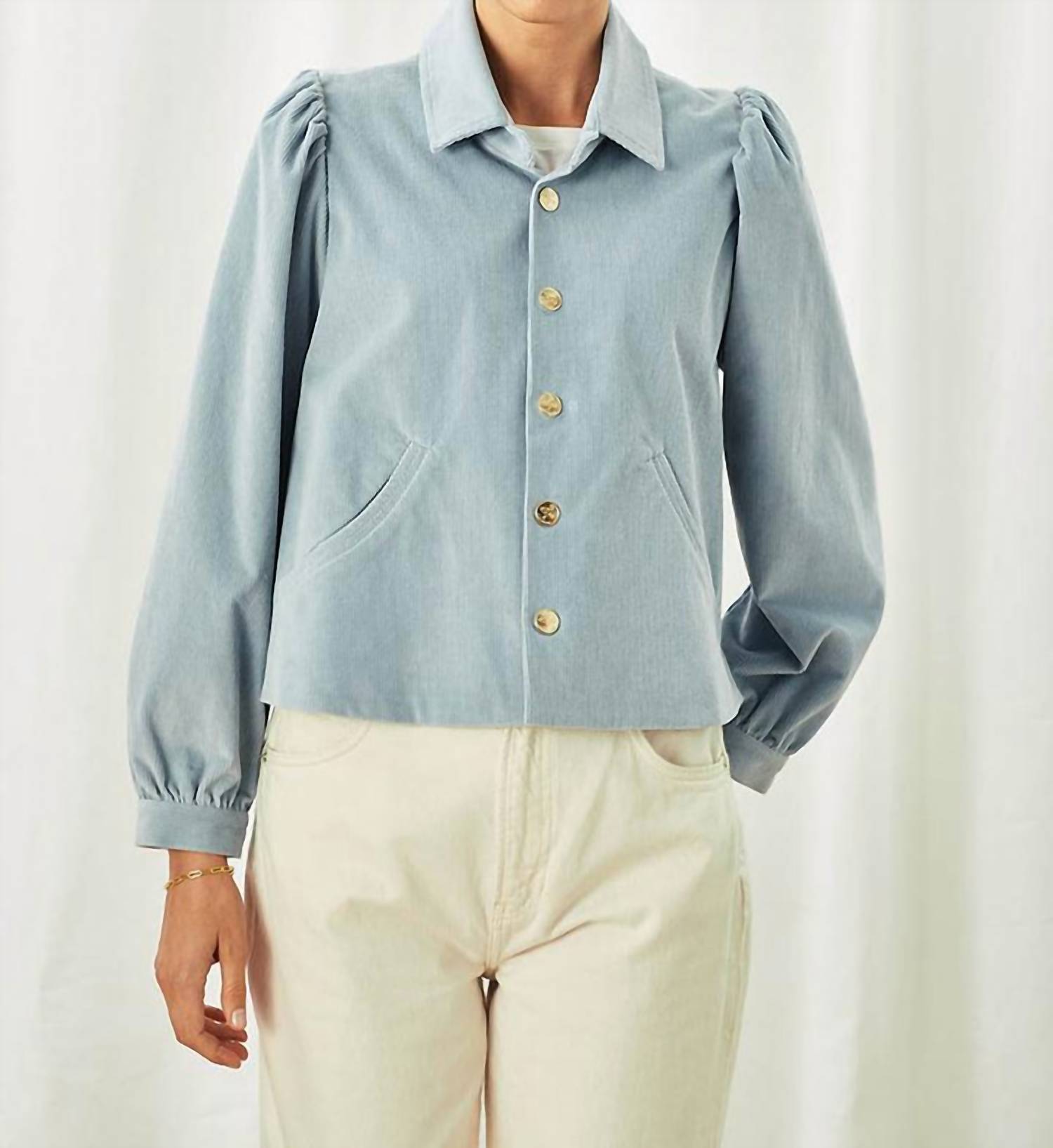 Cartolina Nantucket - Colby Snap Front Corduroy Jacket