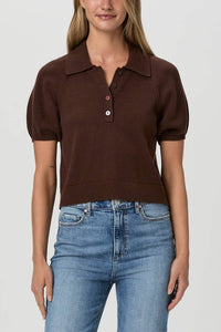 Paige - Birch Polo Sweater