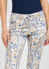 Wonderjeans - All-Over Print Ankle Jeans