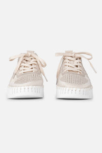 Ilse Jacobsen - Women's Tulip Platform Embroidered Tennis Shoe