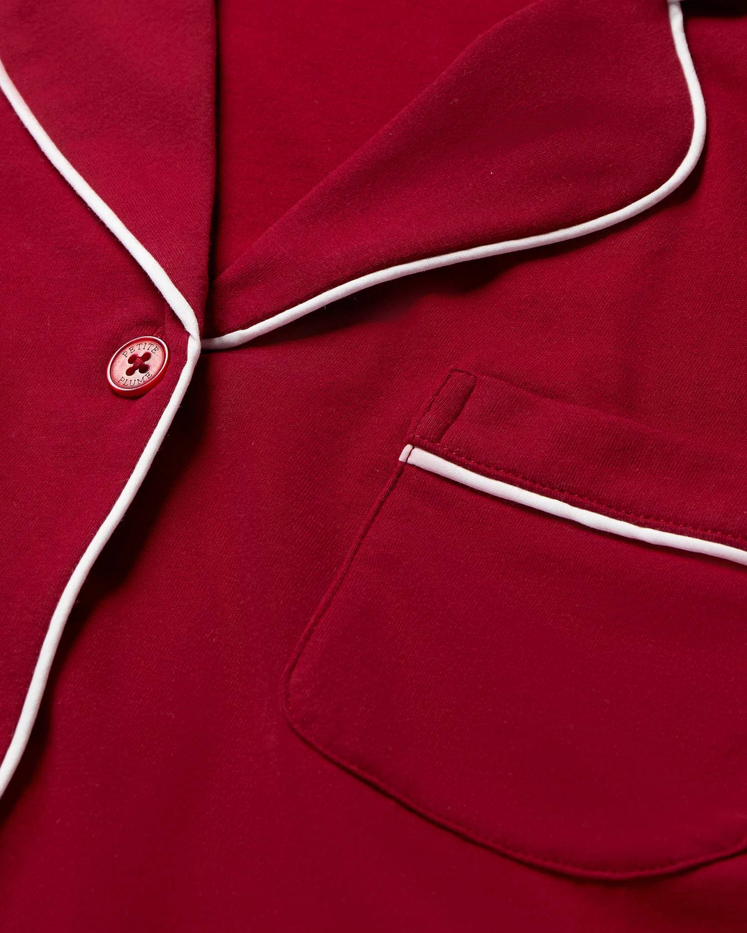 Petite Plume - Women's Pima Crop Twill Pajamas
