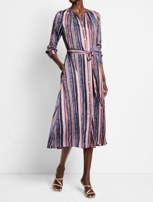 Nic + Zoe - Animal Stripe Loren Dress
