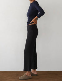 Donni. - Sweater Rib Kick Flare Pants