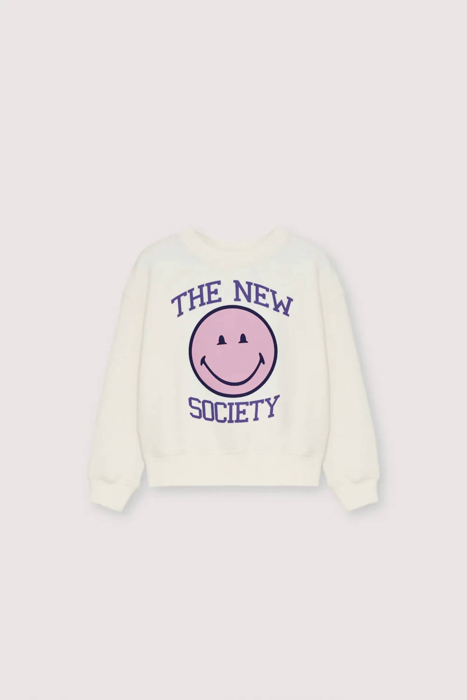 The New Society - Kid's Smiley Sweatshirt